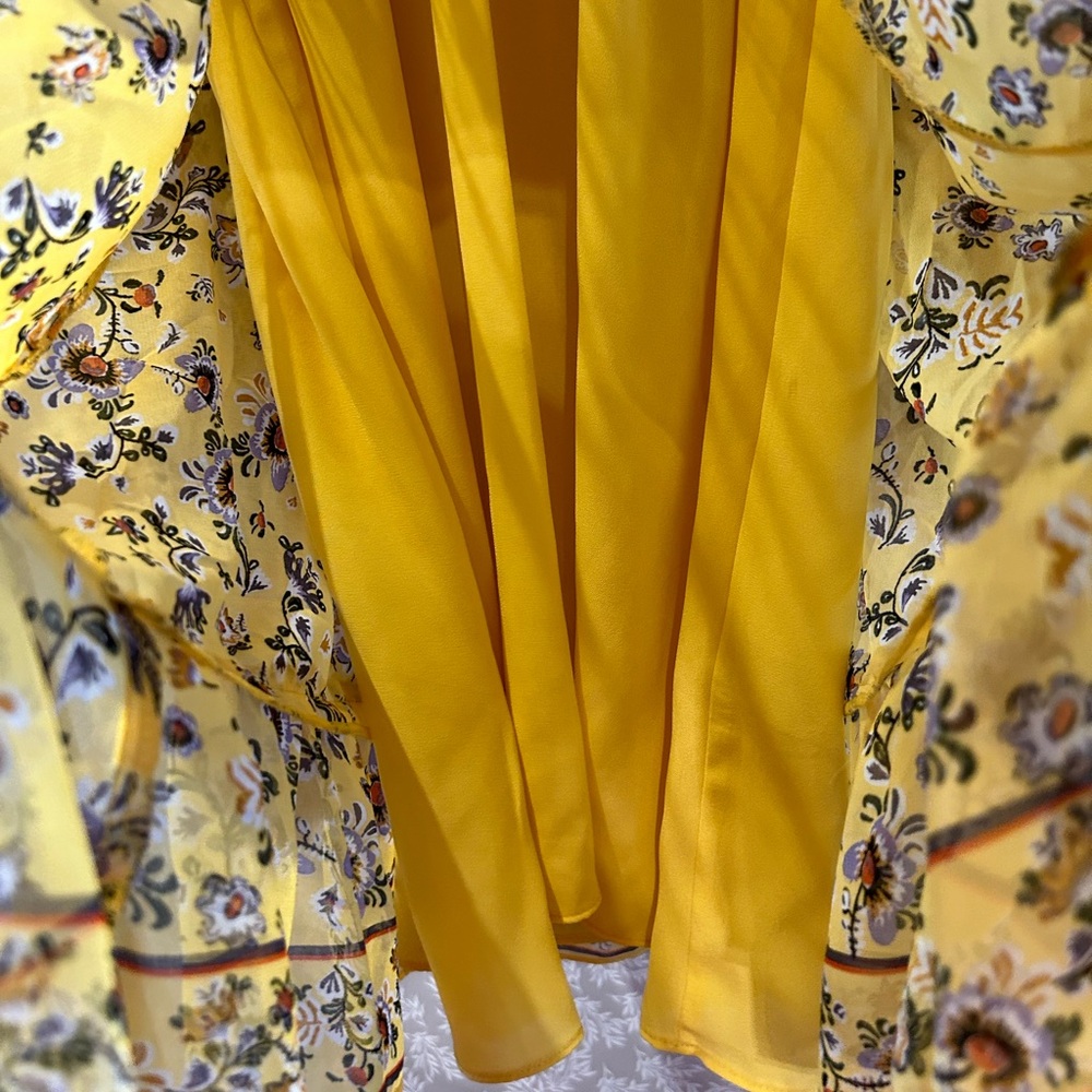 Yellow Floral Spring Dress - Picture 6 of 6